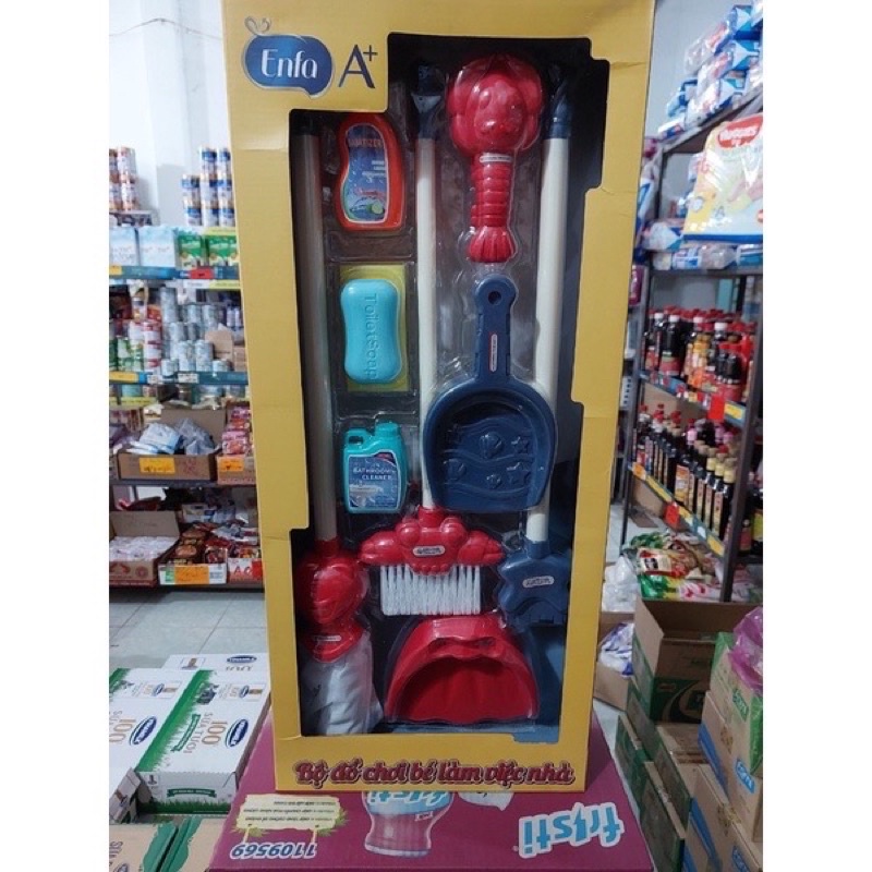 Bộ đồ chơi bé làm việc nhà quà enfa