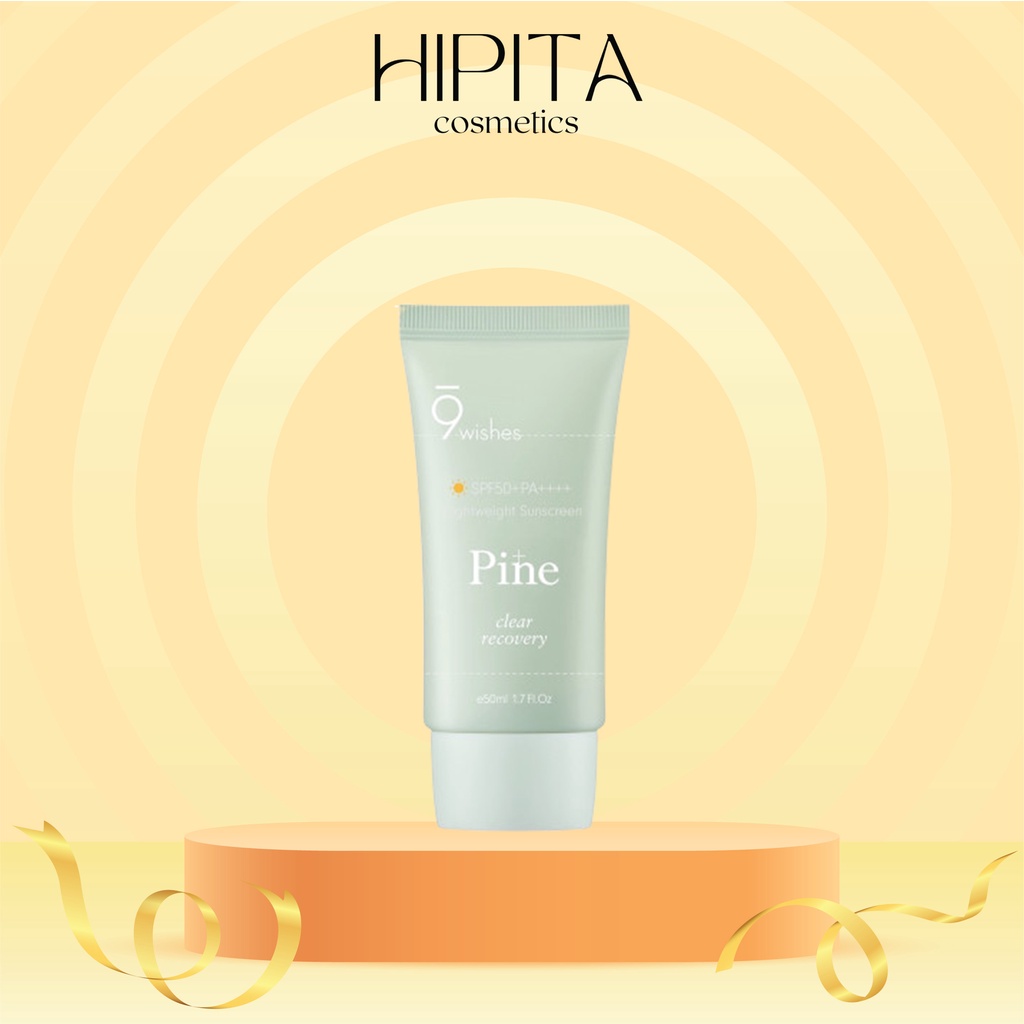 Kem Chống Nắng 9WISHES Thanh Lọc Và Phục Hồi Da 9 WISHES PINE TREATMENT SUNSCREEN 50ml