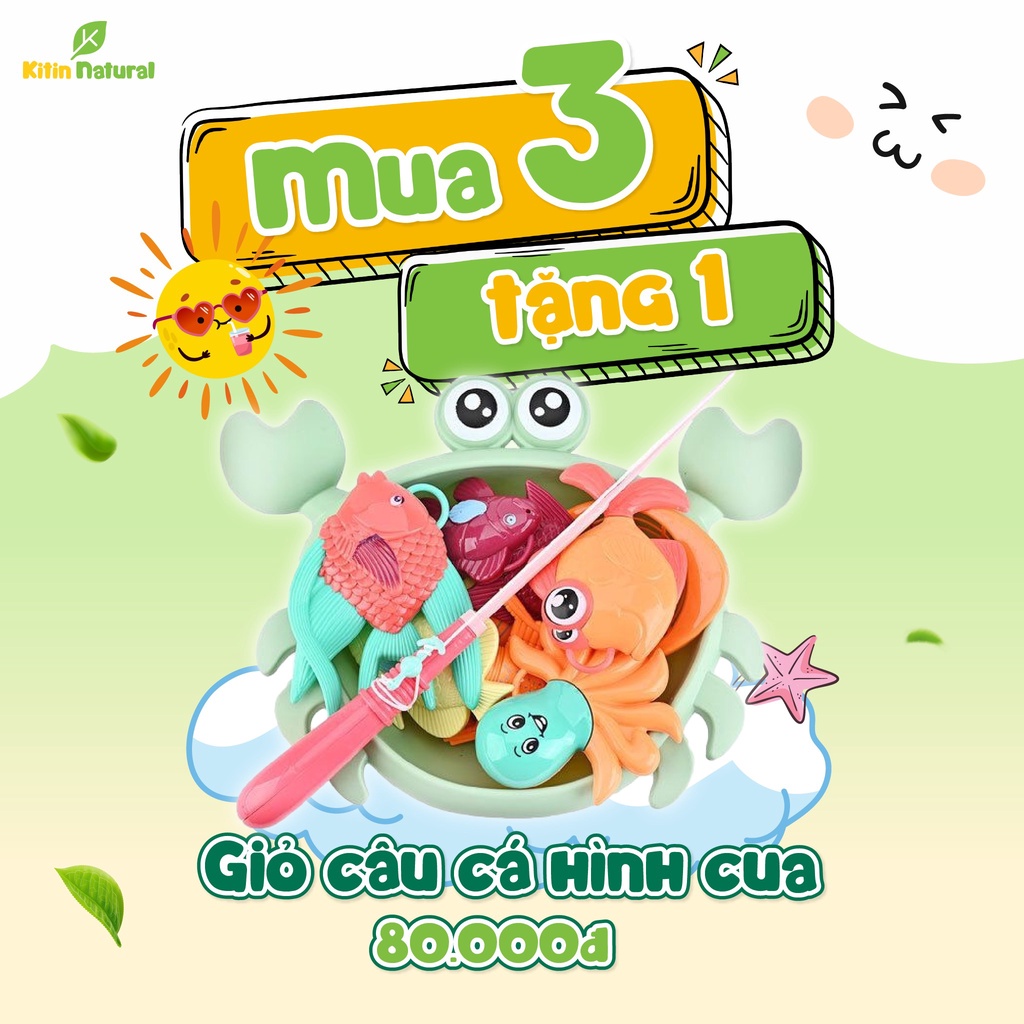 [MKB Gift] Combo 3 đồ chơi cho bé Kitin Natural