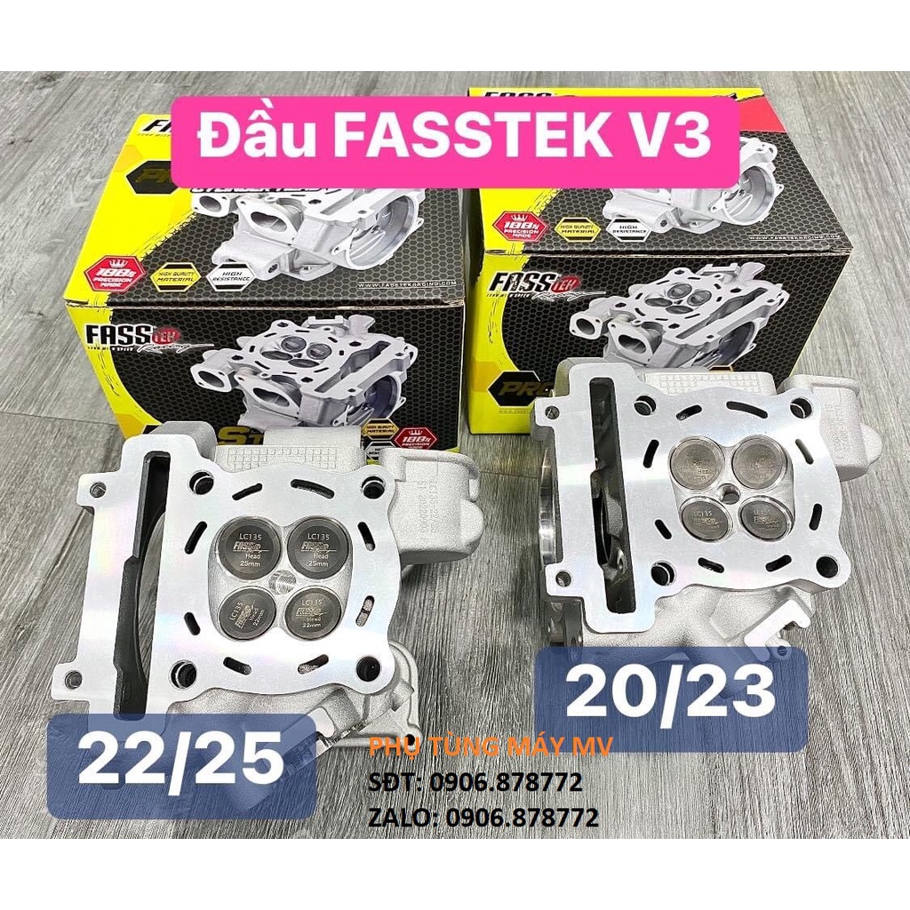 Đầu FASSTek CNC V3 size 20.23/22.25 dành cho xe Ex135/150. Yêu Thích ❤️❤️❤️