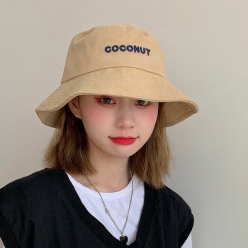 Mũ Bucket Vành Cụp Unisex, Nón Tai Bèo Vành Tròn Thời Trang Coconut