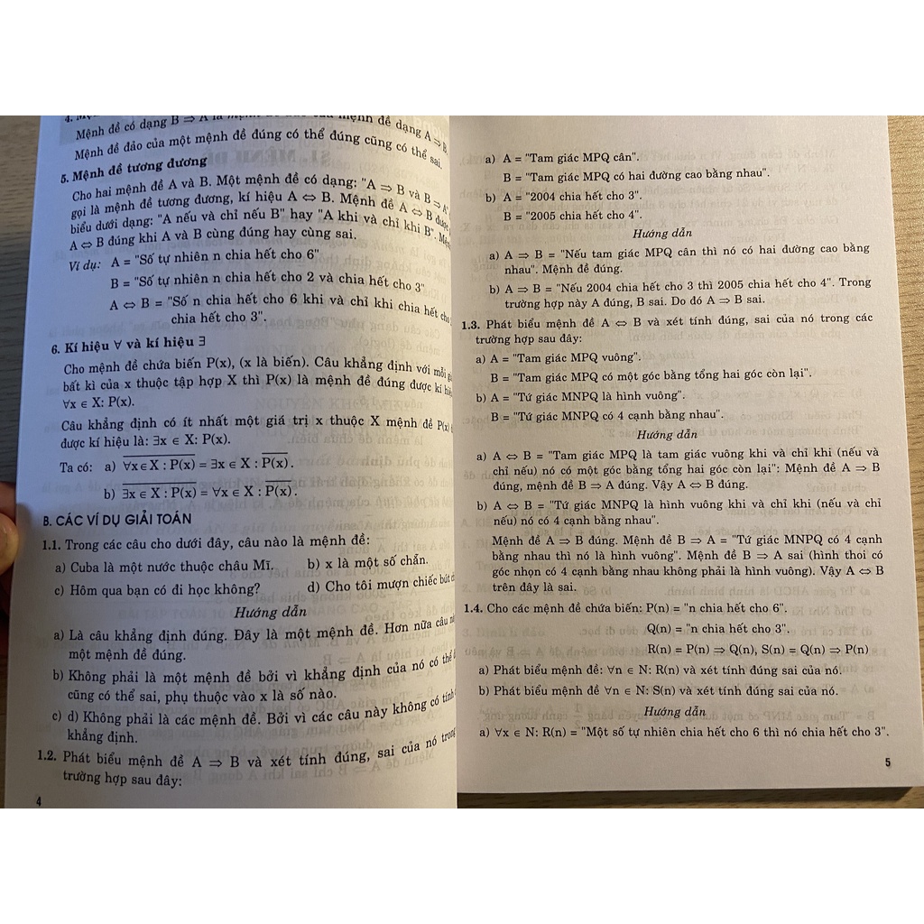 Sách - Bài tập Toán 10 cơ bản và nâng cao