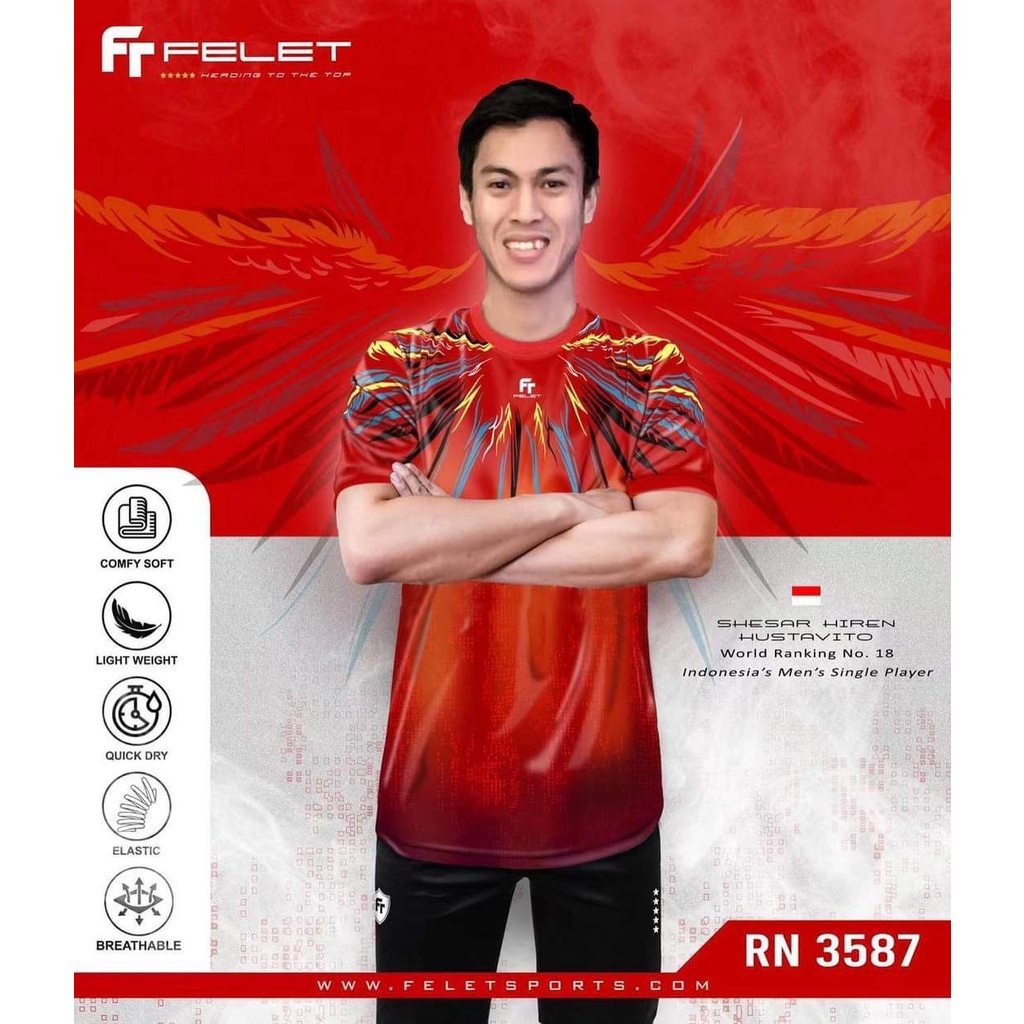 Felet Jersey Cổ Tròn