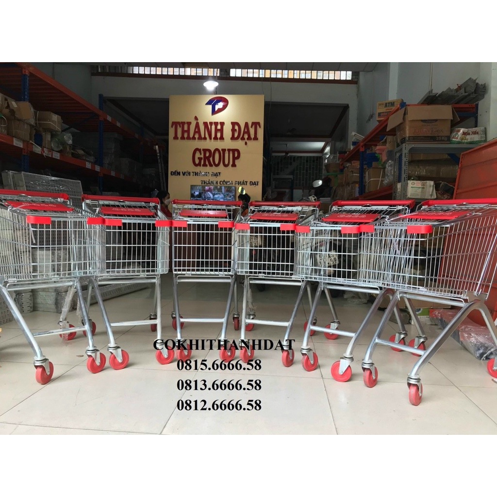 Xe đẩy siêu thị 100l