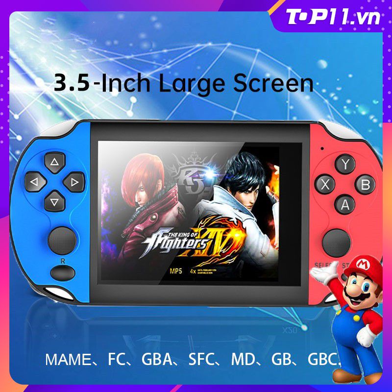 Máy Chơi Game Cầm Tay Psp X7 1200 Màn Hình 3.5 Inch AV Cho Trẻ Em PK X6 X12