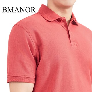 Áo Polo Nam BMANOR Basic - BRICK form Regular Fit
