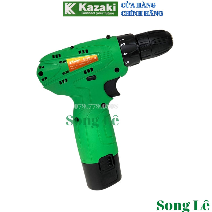 Máy Khoan Pin Mini Cầm Tay Giá Rẻ KAZAKI - 12v- KZ12A1 & KZ12A2