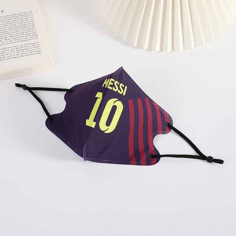 Khẩu trang vải chống nắng - Bóng đá - Messi, Manchester city, Brazil - Mềm mịn - Chất xin