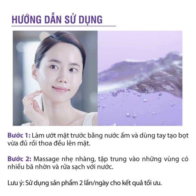 Sữa rửa mặt Dermafirm - Hydra Cleanser R4 Perilla Purple  phục hồi cho da tổn thương giãn mao mạch