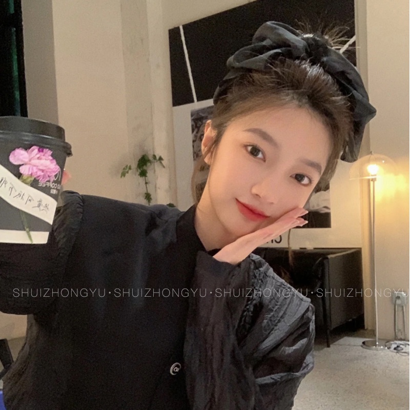 Kẹp tóc hình nơ đơn giản thời trang kiểu Hàn thanh lịch cho phái nữ