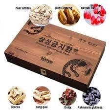 AN CUNG NGƯU HOÀNG HOÀN BỔ NÃO HỘP GỖ