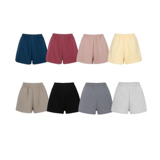 Quần short nỉ chân cua cotton cạp chun BASIC SHORT PANTS