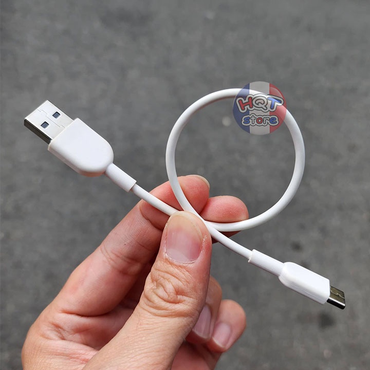 Cáp sạc nhanh Type C siêu ngắn 30cm cho pin dự phòng