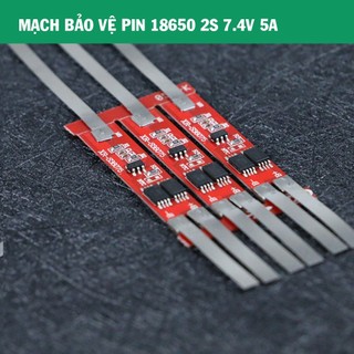 Mạch 2s bảo vệ sạc xả pin lithium 7.4v 8.4v 18650 2s 5a li-ion lithium 7.4v 8.4v 18650