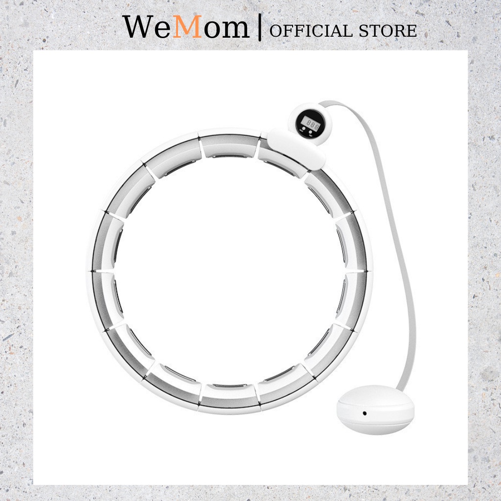 Vòng lắc eo thông minh giảm mỡ bụng đồng hồ đếm điện tử Wemom VL02