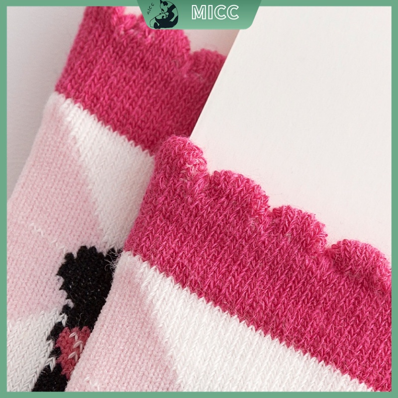 Set 5 Đôi Tất Cotton Kẻ Sọc Dễ Thương Cho Bé Trai 1-12 Tuổi