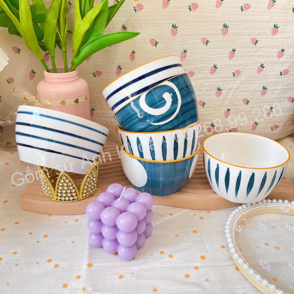 Tổng hợp Bát Ăn Cơm Bát Chè Đĩa Sứ Chén Dĩa Sứ Dễ Thương Cute Decor Ca