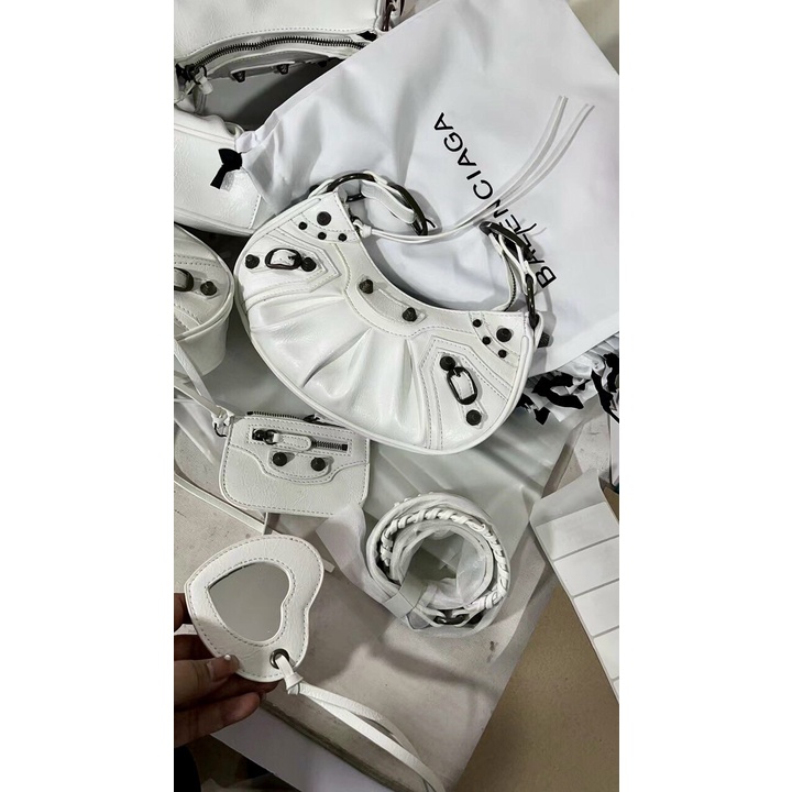 Túi xách BENLEN kèm gương và ví Set Túi BALEN dáng bầu hot trend 2022 size 24 - ZENI.STORE