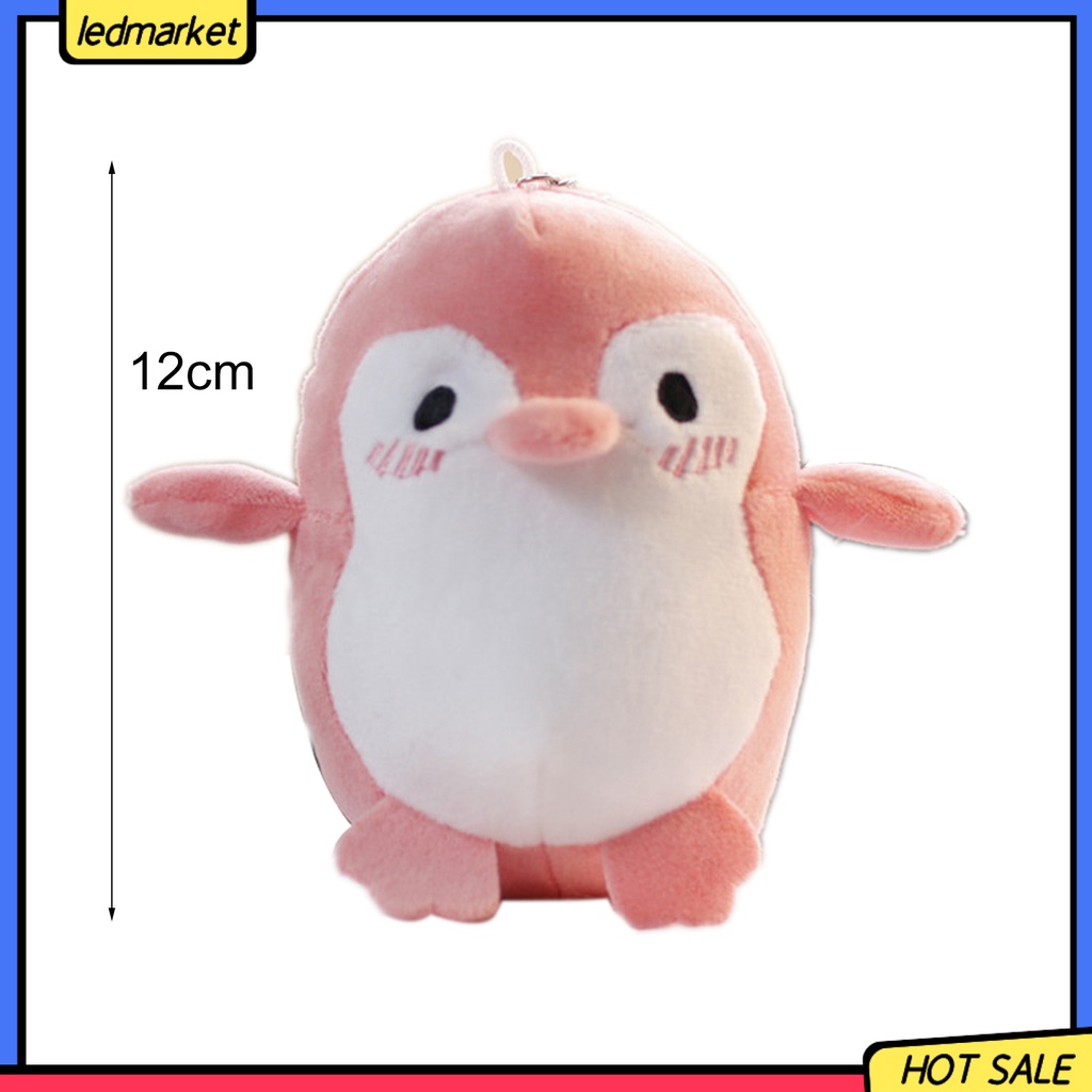 Gấu Bông Móc Khóa Hình Chim Cánh Cụt Nhồi Bông Siêu Mềm Thoáng Khí Cao Cho Trẻ Em