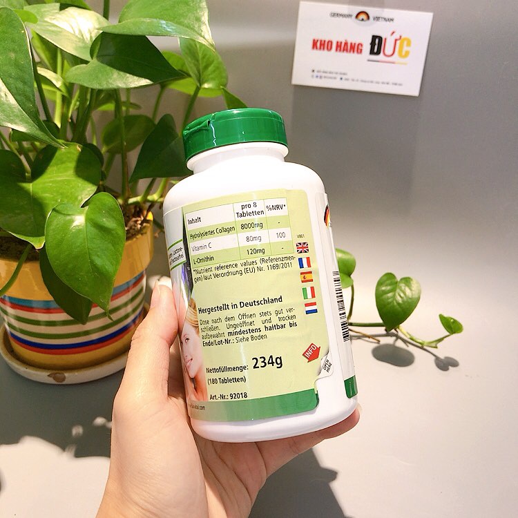 Viên Uống Collagen Thuý Phân Fairvital Collagen 1000MG - 180 Viên