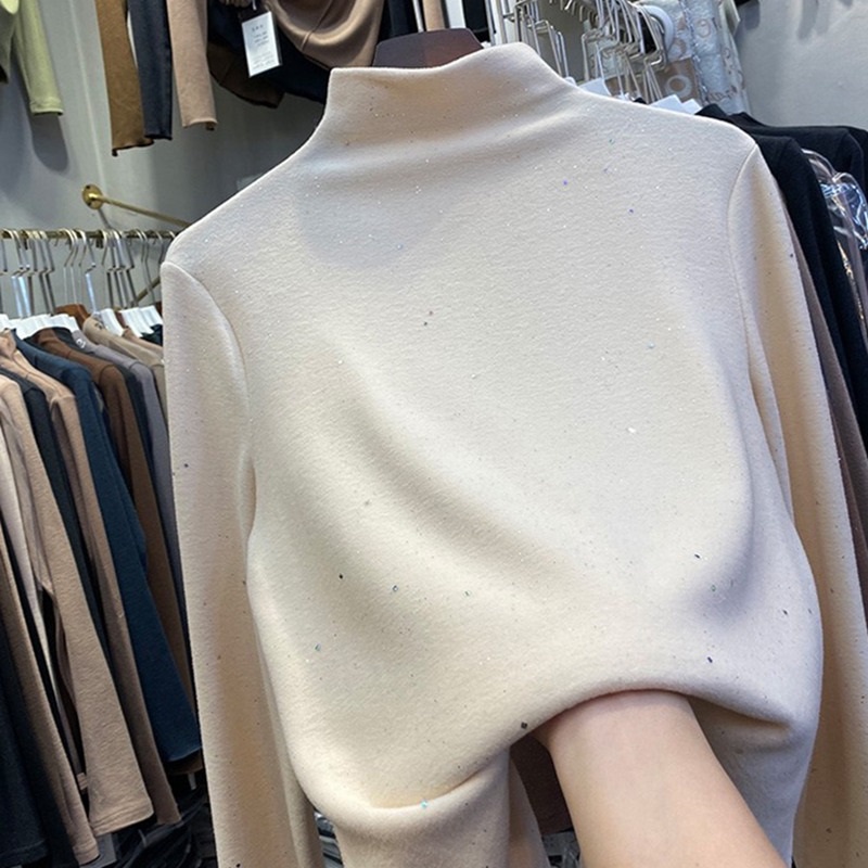 NRVP Áo Thun Nữ Dài Tay Dáng Rộng In Hình Phong Cách Hàn Quốc Kiểu Mới