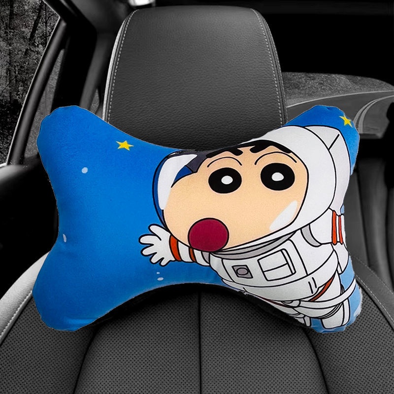 Cặp Gối Tựa Đầu Họa Tiết Hoạt Hình Doraemon Dễ Thương Trang Trí Nội Thất Xe Hơi