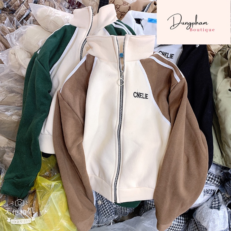 Áo khoác nỉ bông hàng QC - Dungpham Boutique