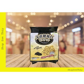 Bánh quy mè đen không đường ăn kiêng