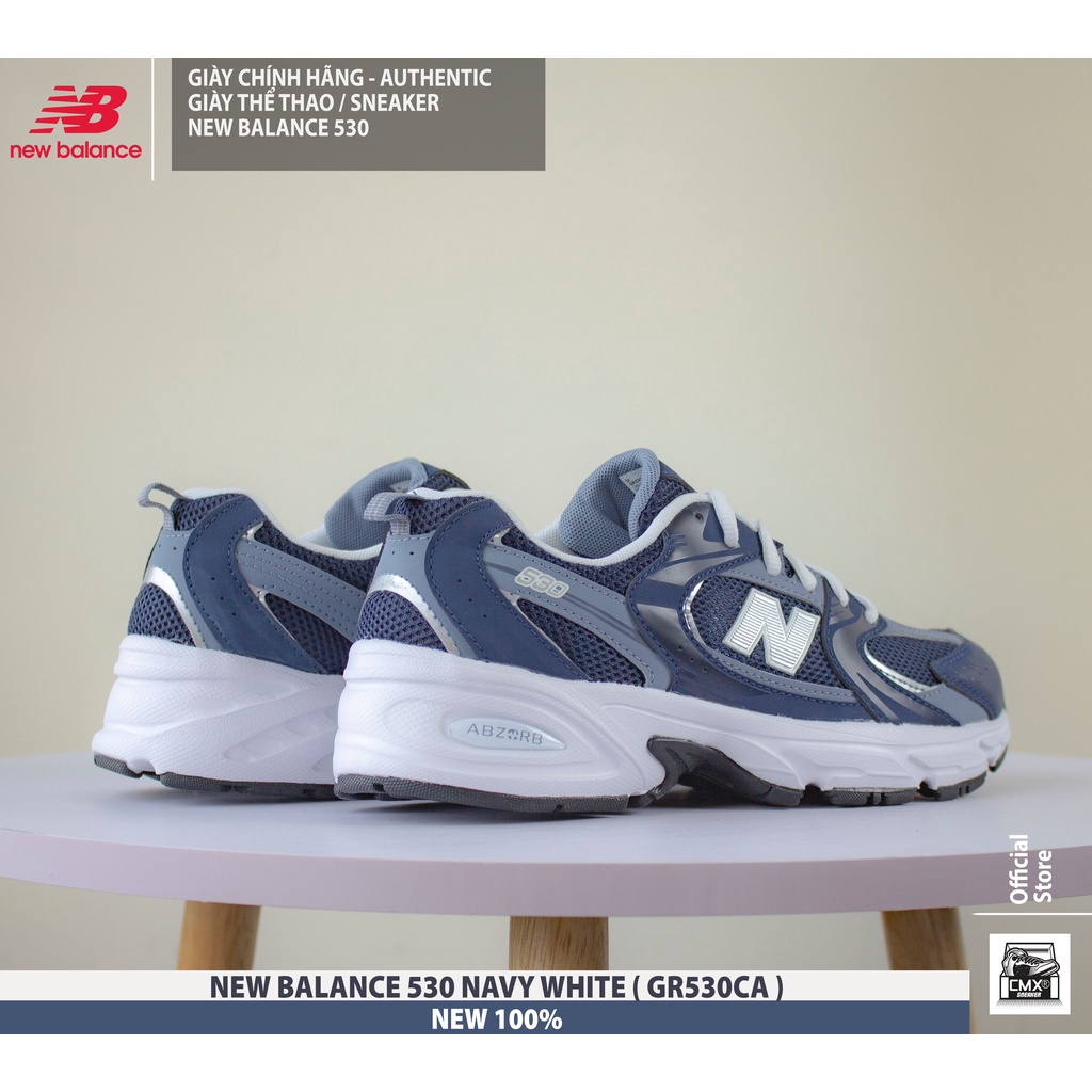 😘  Giày New Balance 530 NAVY WHITE  - AUTHENTIC 100%