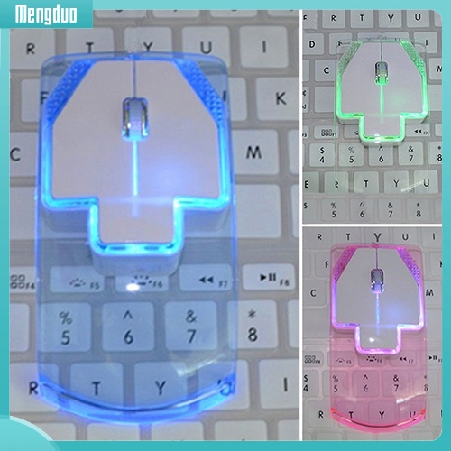 Chuột Không Dây Trong Suốt Siêu Mỏng 2.4Ghz Cho Máy Tính