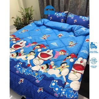 Set Chăn ga gối 5 món in hình chất đẹp