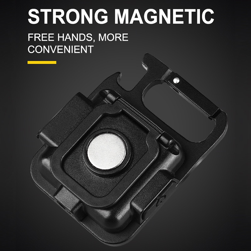 Đèn Pin LED Mini PHMAX Có Móc Khóa Nam Châm Hít Mạnh Mẽ Đa Năng Cho Hoạt Động Ngoài Trời