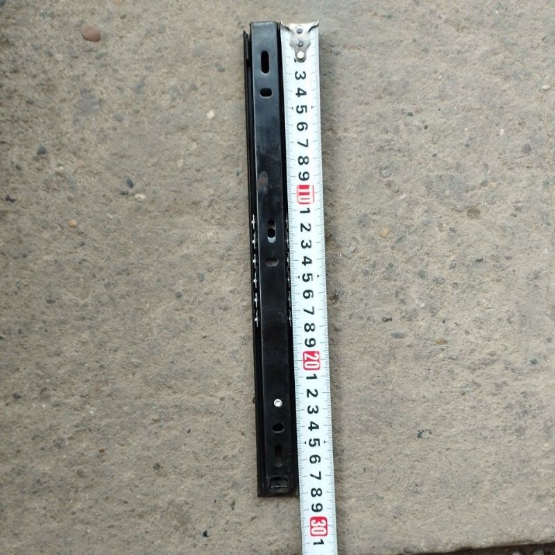 Bộ đôi ray ngăn kéo cao cấp 2 tầng 28,33,38,43cm