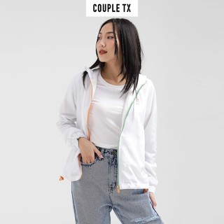 Áo Khoác Dù Nữ Couple TX Basic Dây Kéo 2 Màu