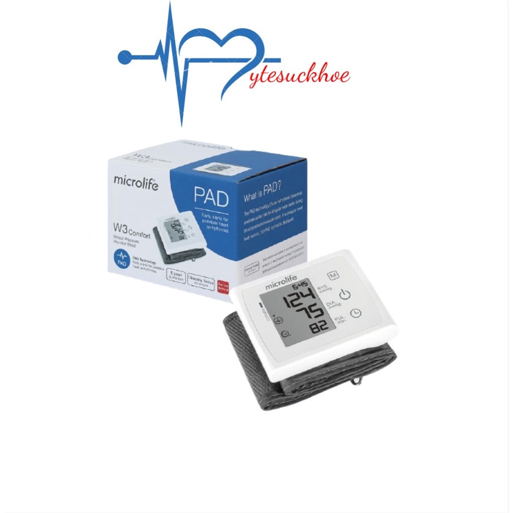 Máy đo huyết áp cổ tay MICROLIFE W3 Comfort công nghệ IMT