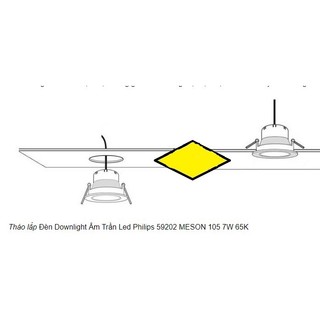 Đèn Philips Downlight 59202 Meson 105 7W 65K