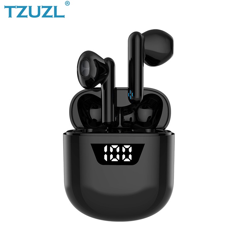 Tai nghe không dây bluetooth TZUZL B55 TWS màn hình kỹ thuật số giảm tiếng ồn kèm hộp

