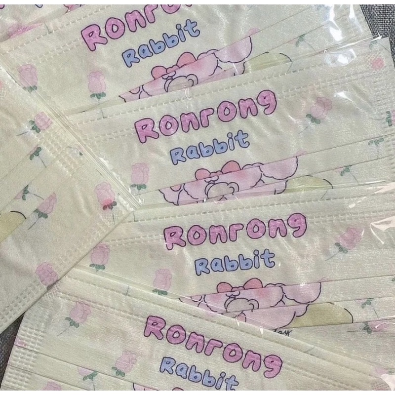 Khẩu trang gấu in hoạt hình dễ thương cho nữ