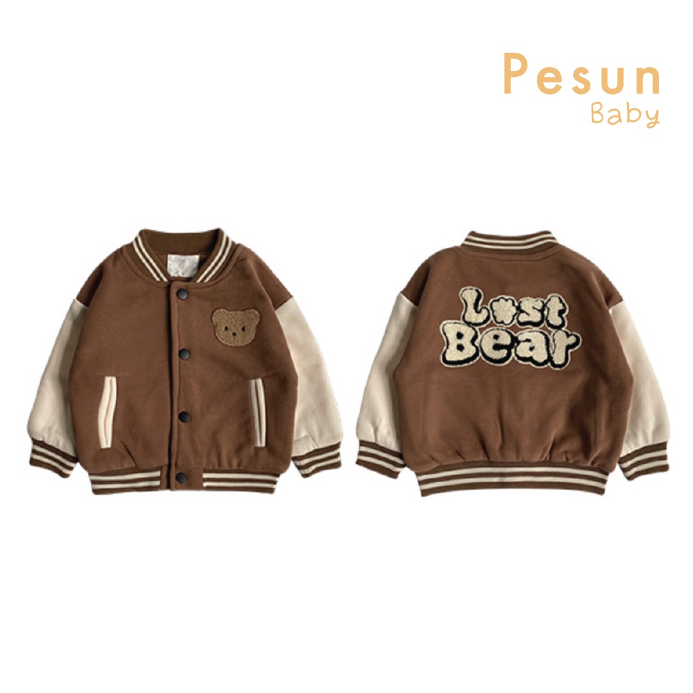 Áo Khoác Kiểu Dáng Bóng Chày/Jacket Cho Bé 0-3 Tuổi