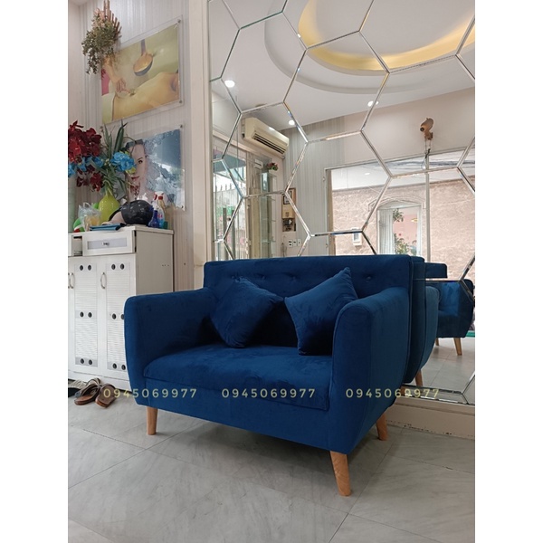 Bộ sofa băng vải nhung dài 1m2, dài 1m7, ghế đơn 1 người ngồi, đủ màu