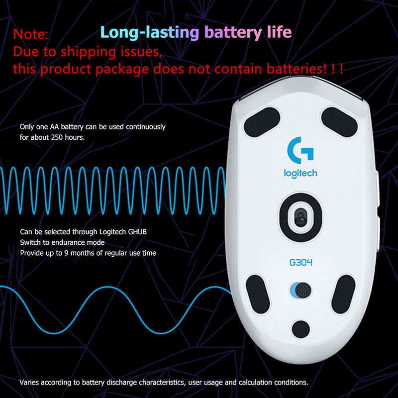 Chuột Bluetooth Không Dây Logitech G304 KDA Phiên Bản Bộ Sưu Tập 12000DPI 6 Nút Bấm