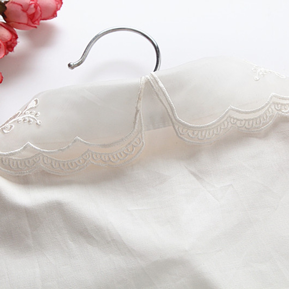 Cổ Áo Sơ Mi Giả Thêu Hoa Đính Đá Thời Trang Cho Nữ