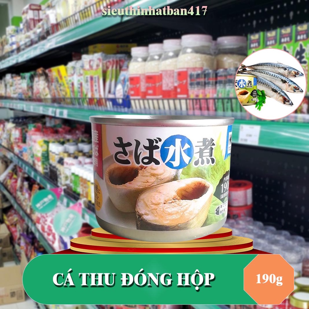 Cá thu hấp đóng hộp