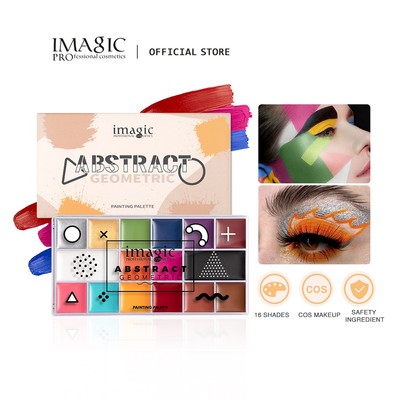 Bảng màu sơn IMAGIC trừu tượng dùng cho mặt để hóa trang Halloween trang điểm độc đáo 281g