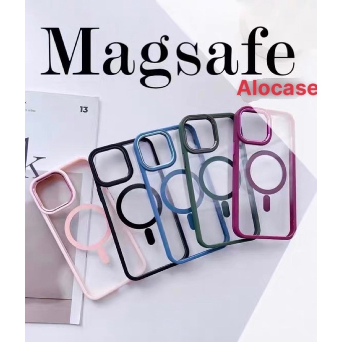 ốp cứng viền màu hỗ trợ sạc 14pro-max/14/14pro/14max/11/11pro-max