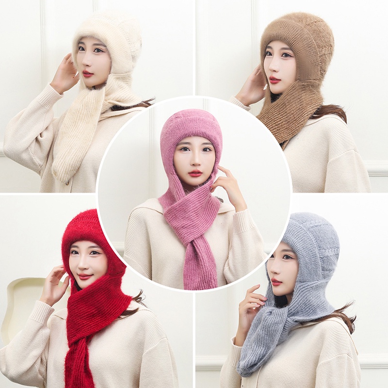 Mũ Len Trùm Đầu Màu Sắc Thời Trang Cho Nam Và Nữ