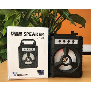 Loa Bluetooth CL-90 (Đèn Led, Bass siêu hay)