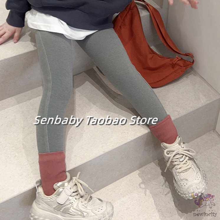 Quần Legging Lưng Cao Co Dãn Kiểu Dáng Hàn Quốc