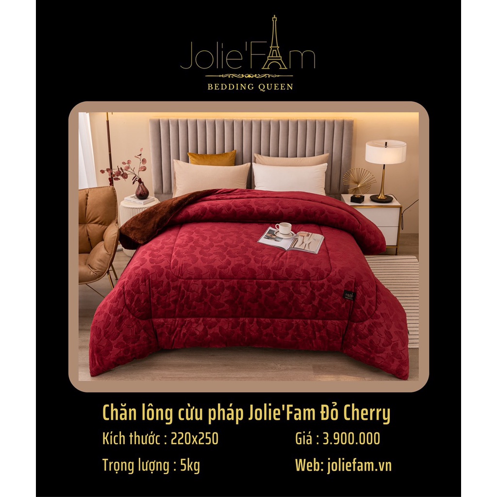 Chăn Lông cừu Pháp Jolie'Fam
