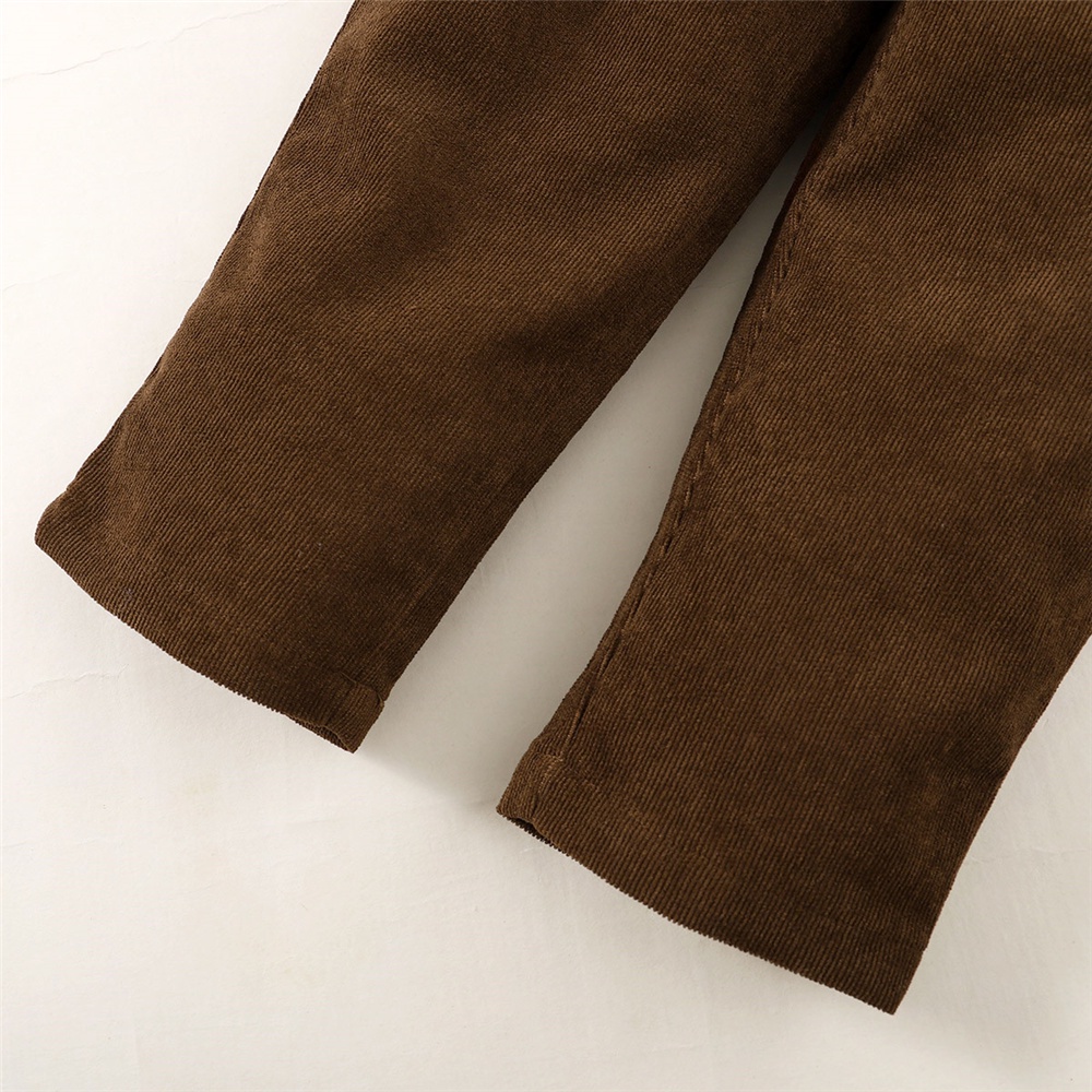 Bộ áo sơ mi dài tay + quần dài MIKRDOO lịch lãm cho bé trai 1-6 tuổi